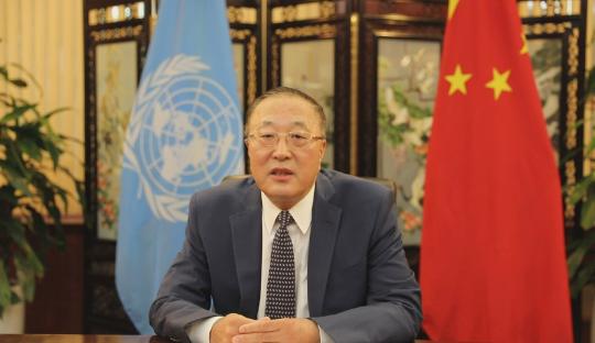 Zhang Jun, China's permanent representative to the UN. (Photo/Xinhua)